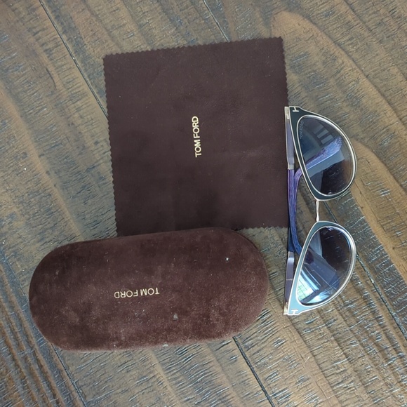 Tom Ford Accessories - Tom Ford Sunglass - Photos taken of serial number - please review Cat Ey…